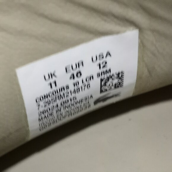 LACOSTE DARK GREY CONCOURS MENS LOAFERS SIZE 12 - Picture 2 of 12